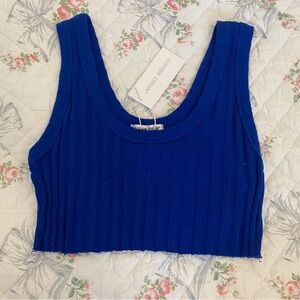 NWT Cotton Citizen royal blue tank